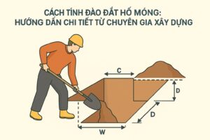 Cách tính đào đất hố móng và hướng dẫn chi tiết từ chuyên gia