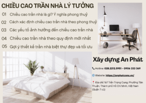 Chiều Cao Trần Nhà Biệt Thự Lý Tưởng Theo Phong Thủy & Quy Định Mới Nhất