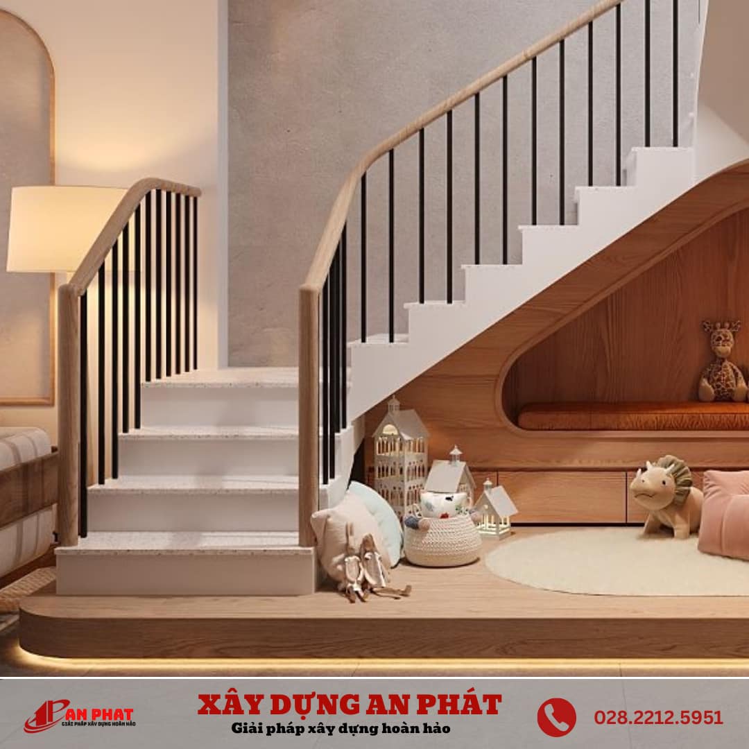 Mẫu Cầu Thang Đẹp Và An Toàn Cho Nhà Phố: Tối Ưu Thẩm Mỹ & Công Năng