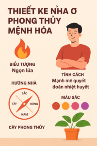 Thiết Kế Nhà Ở Phong Thủy Mệnh Hỏa: Hướng, Màu Sắc Và Cách Bố Trí Nội Thất