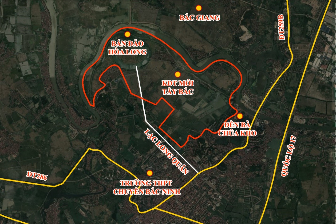 Toàn cảnh khu đất rộng gấp rưỡi phường Hoàn Kiếm, sắp được Vingroup đầu tư 41.000 tỷ làm khu đô thị ở Bắc Ninh