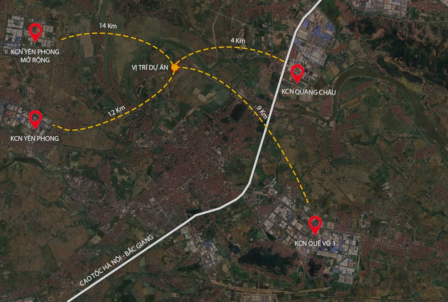 Toàn cảnh khu đất rộng gấp rưỡi phường Hoàn Kiếm, sắp được Vingroup đầu tư 41.000 tỷ làm khu đô thị ở Bắc Ninh