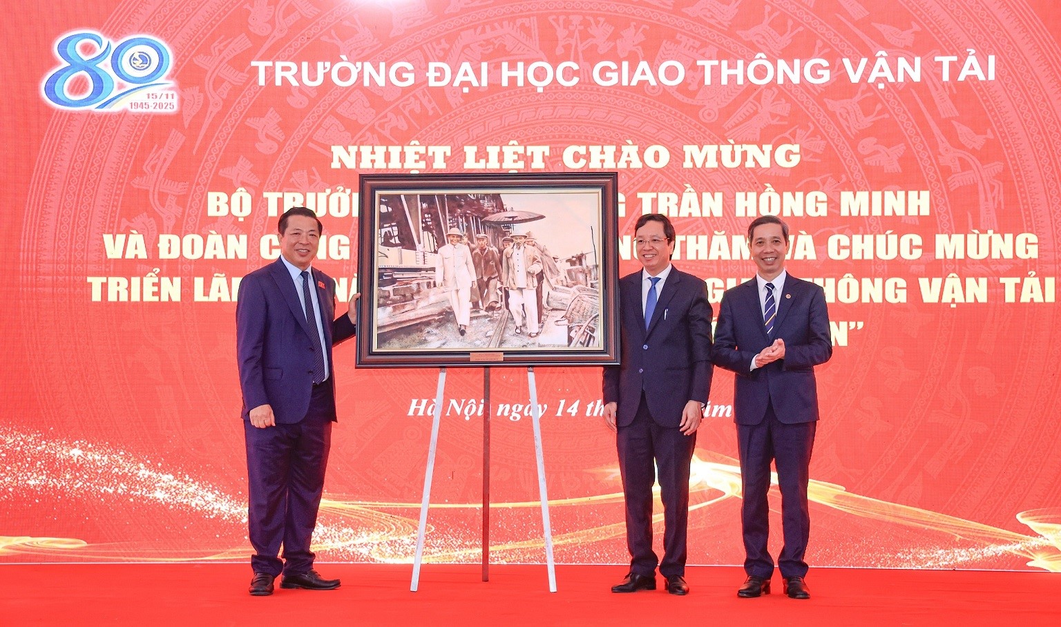 Bộ trưởng Trần Hồng Minh: Trường Đại học Giao thông vận tải cần đẩy mạnh đào tạo nhân lực phục vụ đường sắt cao tốc