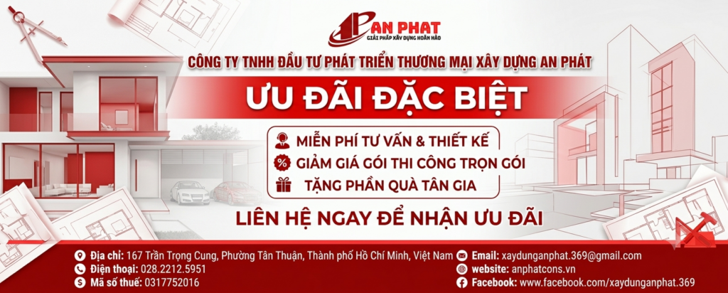 THI CÔNG XÂY NHÀ TRỌN GÓI MỚI NHẤT NĂM 2026 GIÁ HỢP LÍ CHỈ CÓ TẠI XÂY DỰNG AN PHÁT