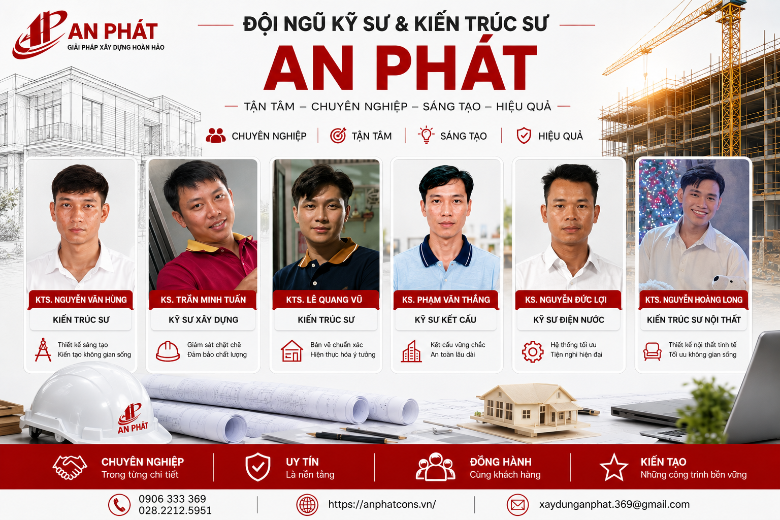 BÁO GIÁ XÂY NHÀ TRỌN GÓI TẠI TP.HCM – CÔNG TY TNHH ĐẦU TƯ PHÁT TRIỂN THƯƠNG MẠI XÂY DỰNG AN PHÁT Cập nhật đơn giá thi công xây nhà trọn gói mới nhất. Phân tích chi tiết các khoản mục chi phí, bảng giá tham khảo và lưu ý quan trọng để dự toán chính xác.